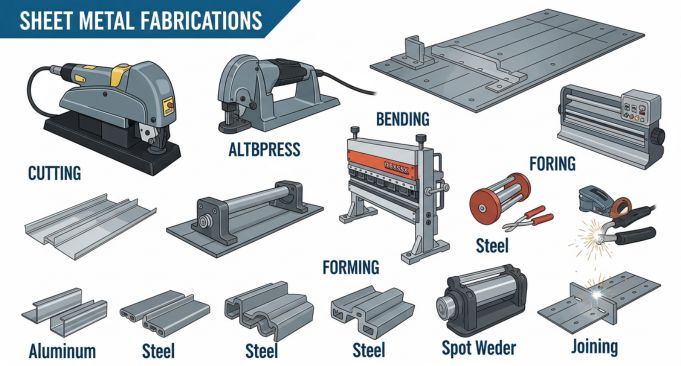 Técnicas clave en la fabricación de chapas metálicas